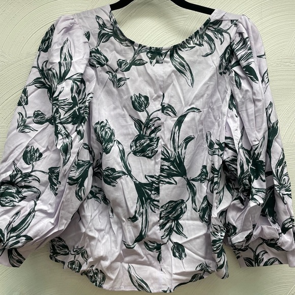 A New Day Puff Sleeve Floral‎ Blouse - Picture 4 of 5